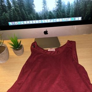 Tilly's Maroon Tank Top